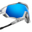 Очки 100% Speedtrap  Matte White HIPER Blue 