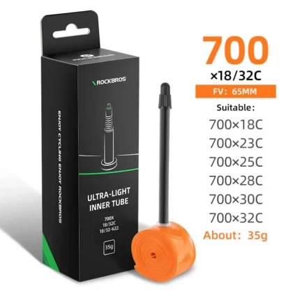 Камера ROCKBROS 700х18/32 Presta 65 мм